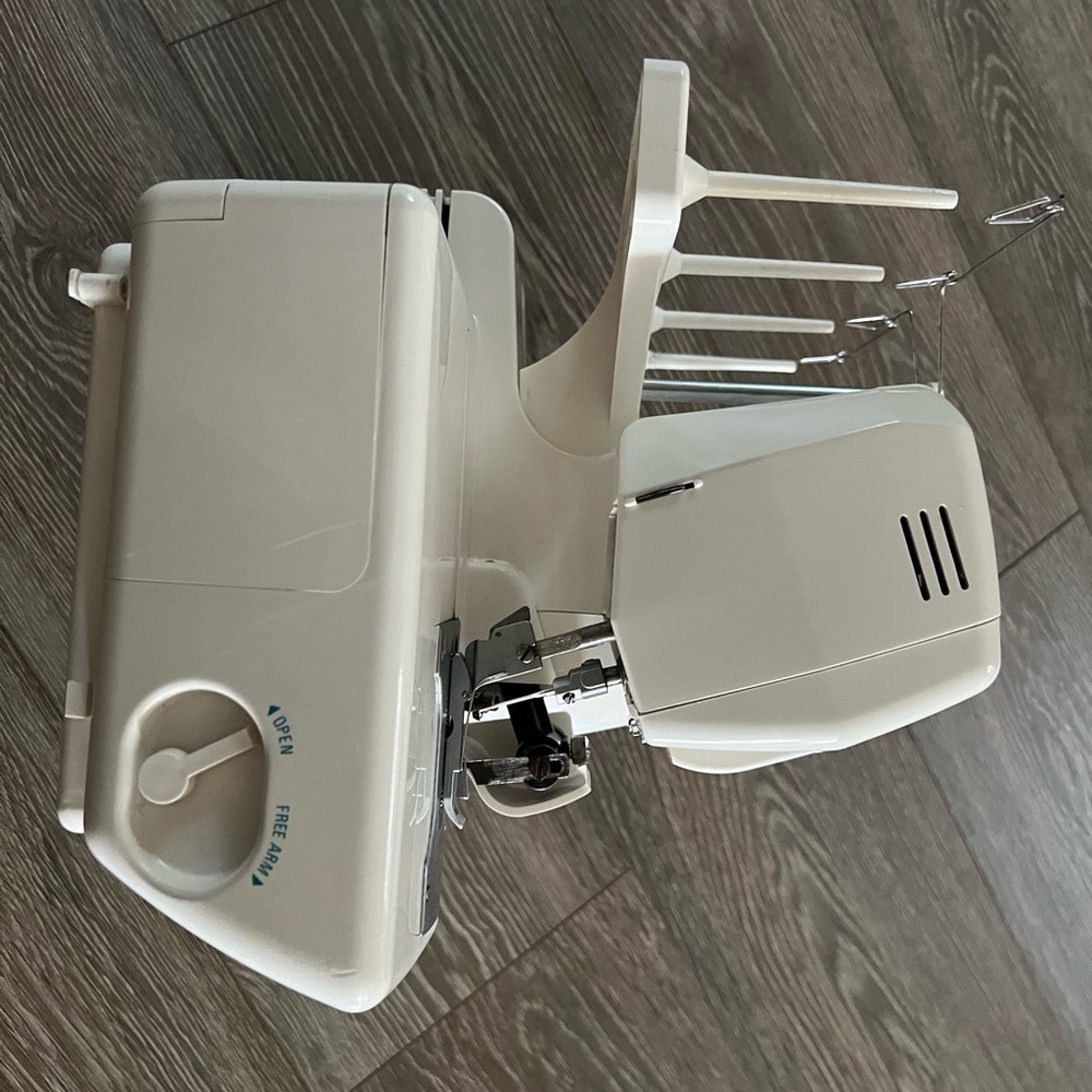 Like New Baby Lock White Serger Sewing Machine Conditions in Working Great 100% - Picture 12 of 16